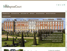 Tablet Screenshot of hamptoncourt.com